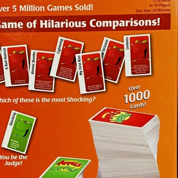 APPLES TO APPLES Party Box 12+ Family Card Game 2007 MATTEL N1384 COMPLETE CIB - Picture 2 of 13